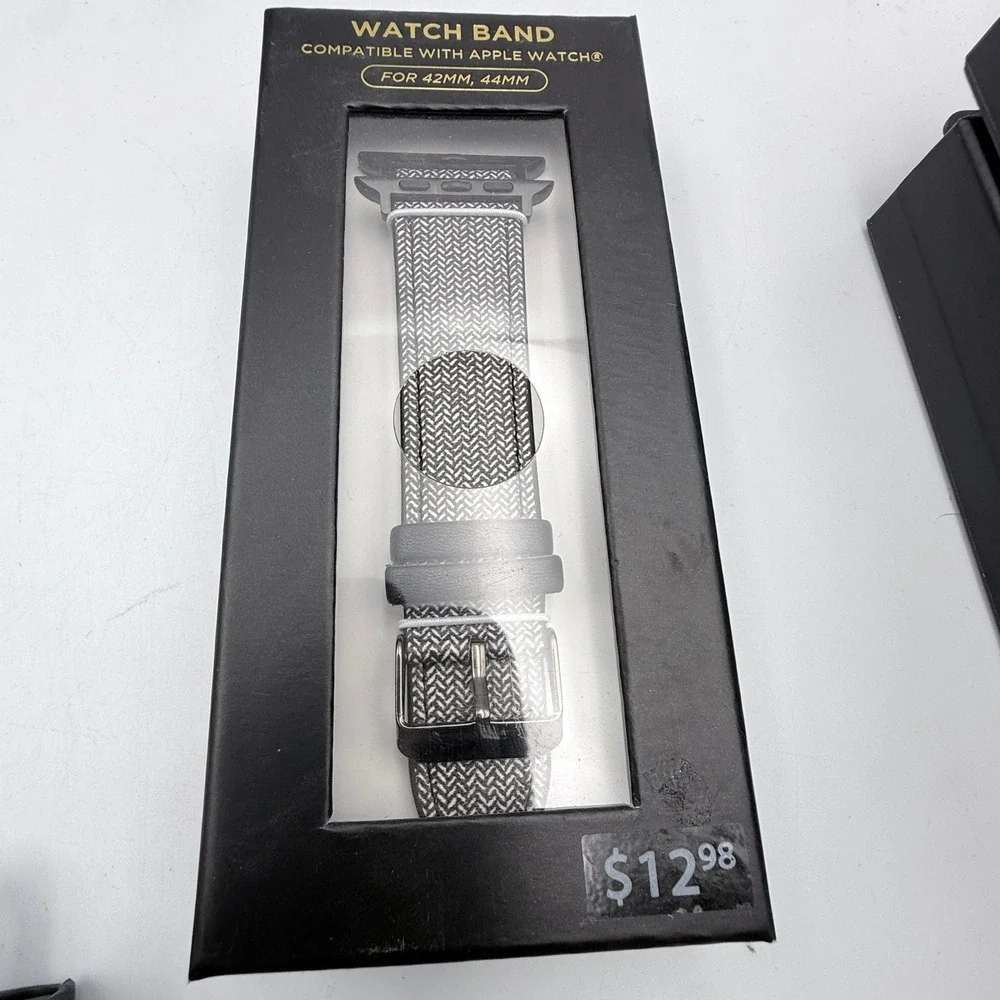 Unbranded Watch Band Lot 4 42mm 44mm Apple‎ Watch Compatible Camo Leather Fabric